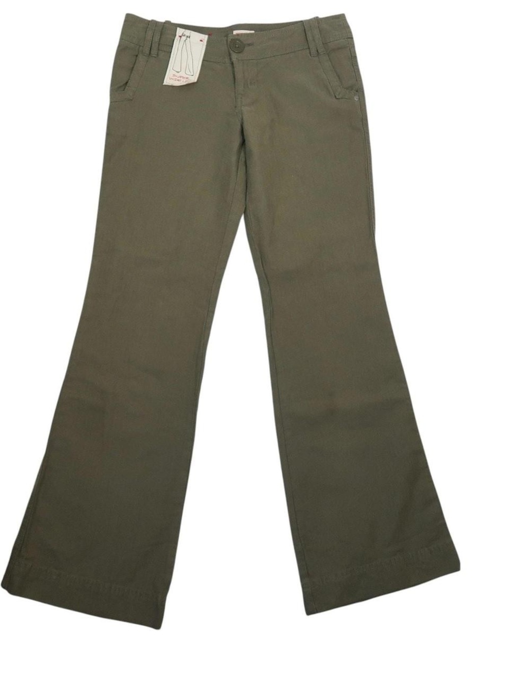 Mossimo vintage Olive Green Y2K low rise flairs 90s